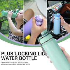 Sports Water Bottle 32 Oz Leak Proof Vacuum Insulated Stainless Steel Double Walled Thermo Mug