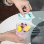 Large Tritan Glass Container Stainless Steel Insulated Thermos Food Containers with Handle Lid