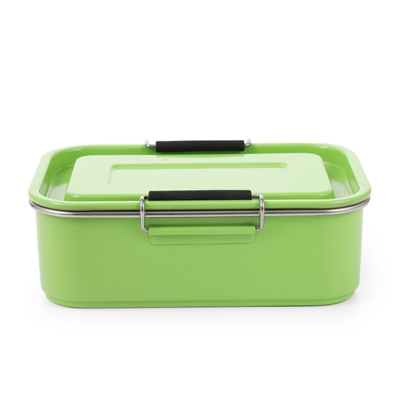 2 Layer Stainless Steel Lunch Box New Design Metal Food Container Leakproof Bento Box Adult Lunch Box Stainless Steel