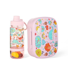 2023 New Children bento box water bottle set for kids school children food grade BPA free lunchbox 2023 New Children bento box water bottle set for kids school children food grade BPA free lunchbox