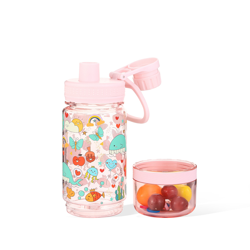 2023 New Children bento box water bottle set for kids school children food grade BPA free lunchbox