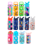 Back to School 12oz 350ml Custom Logo Cartoon Print Kids Insulated Stainless Steel Water Bottles With Straw Lid and Storage Box