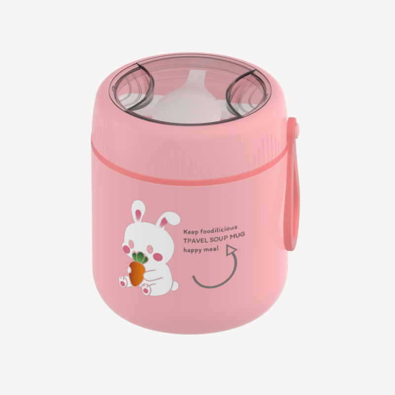 New Creative Designed Outdoor Portable Warm Best 500ml Stainless Steel Insulated Vacuum Thermal Food Storage Jar for Breakfast