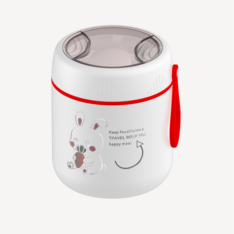 New Creative Designed Outdoor Portable Warm Best 500ml Stainless Steel Insulated Vacuum Thermal Food Storage Jar for Breakfast