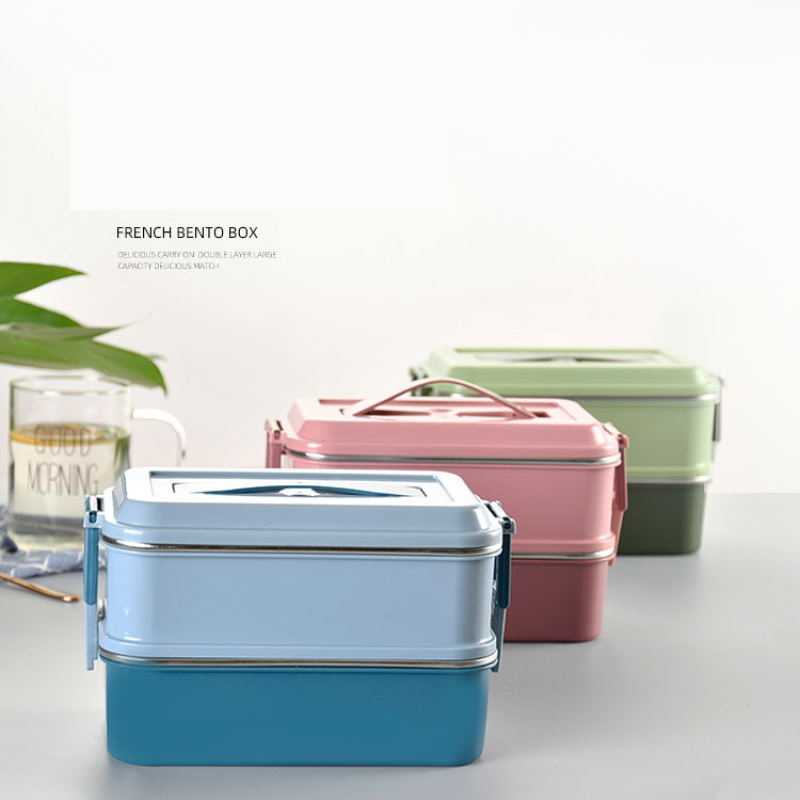Adult Children Food Container Grade Material Compartments Container Bento Lunch Box