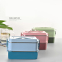 Adult Children Food Container Grade Material Compartments Container Bento Lunch Box