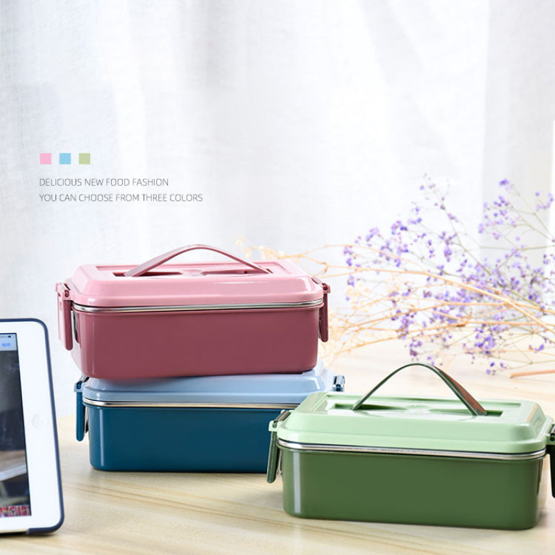 Adult Children Food Container Grade Material Compartments Container Bento Lunch Box