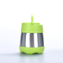 Everich folding spoon 350ML 500MLbagasse food container plastic Stainless Steel vacuum Storage Leak Proof  jar with handle