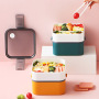 Eco friendly food storage containers plastic microwave safe adult japanese bento lunch box food container