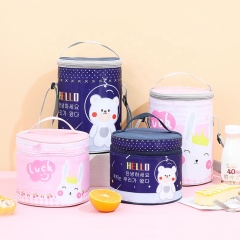 300D circular cooler cartoon bag leaf pattern printing oxford aluminium foil thermal insulated lunch box bags for kids 300D circular cooler cartoon bag leaf pattern printing oxford aluminium foil thermal insulated lunch box bags for kids