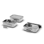 Food Grade Bento Box Food Storage Tiffin Box Leakproof Food Container Rectangle 18/8 Stainless Steel Lock And Lock Lunch Box