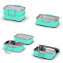 Food Grade Bento Box Food Storage Tiffin Box Leakproof Food Container Rectangle 18/8 Stainless Steel Lock And Lock Lunch Box