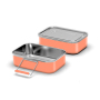 Food Grade Bento Box Food Storage Tiffin Box Leakproof Food Container Rectangle 18/8 Stainless Steel Lock And Lock Lunch Box