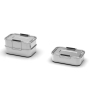 Food Grade Bento Box Food Storage Tiffin Box Leakproof Food Container Rectangle 18/8 Stainless Steel Lock And Lock Lunch Box