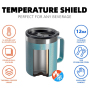 24oz Insulated Coffee Mug Vacuum Travel Mug Double Wall 304 Stainless Steel Tumbler Wat Cups With Sliding Lid/Handle In Bulk