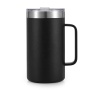 24oz Insulated Coffee Mug Vacuum Travel Mug Double Wall 304 Stainless Steel Tumbler Wat Cups With Sliding Lid/Handle In Bulk
