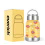 Custom Logo Sport Drinking 350ml Stainless Steel Insulated Vaccum Flasks Water Bottles with Handle Lid