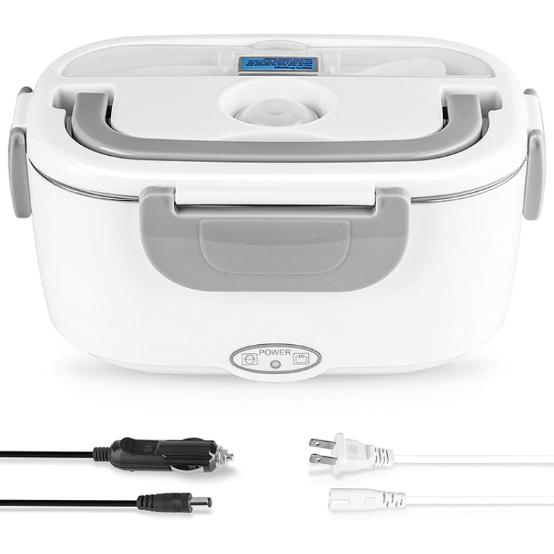 Portable Electric Lunch Box Food Heated Stainless Steel for Car and Office Home Portable Hot Lunch Box with bag