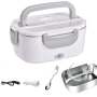 Portable Electric Lunch Box Food Heated Stainless Steel for Car and Office Home Portable Hot Lunch Box with bag