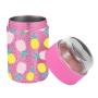 2021 double wall lunch box custom logo pattern vacuum storage stainless steel insulated Food jar with pp lid kids