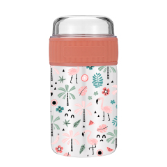 2021 double wall lunch box custom logo pattern vacuum storage stainless steel insulated Food jar with pp lid kids 2021 double wall lunch box custom logo pattern vacuum storage stainless steel insulated Food jar with pp lid kids