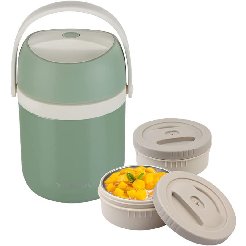 Manufacturer Factory Leakproof Meal Ware 3-Tier Stackable Thermal Two Layer Cute Lunch Box for Adults