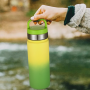 Cartoon Pattern OEM Custom Wide Mouth 18oz Stainless Steel Thermos Vacuum Insulated Sports Water Bottle with Handle Cover