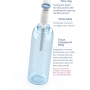 Outdoor Portable 26oz/769ml Carbon Fiber Tap Water Filter Tritan Water Filter Bottle with Straw and Cover for Daily Use