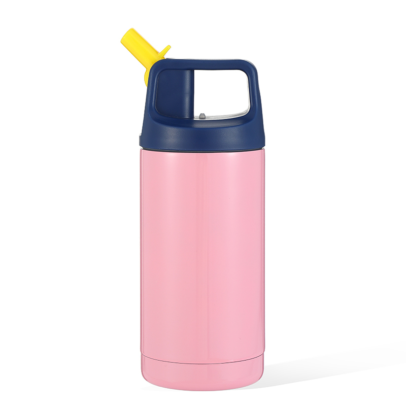 2022 New Design 12oz Suction Nozzle Lid Small Stainless Steel Bottle