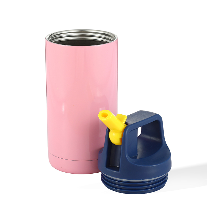 2022 New Design 12oz Suction Nozzle Lid Small Stainless Steel Bottle