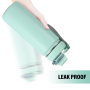 32 oz Wide Mouth Thermal Stainless Steel Insulated Travel Water Bottles with Locking Lid Handle Easy Carry for Outdoor