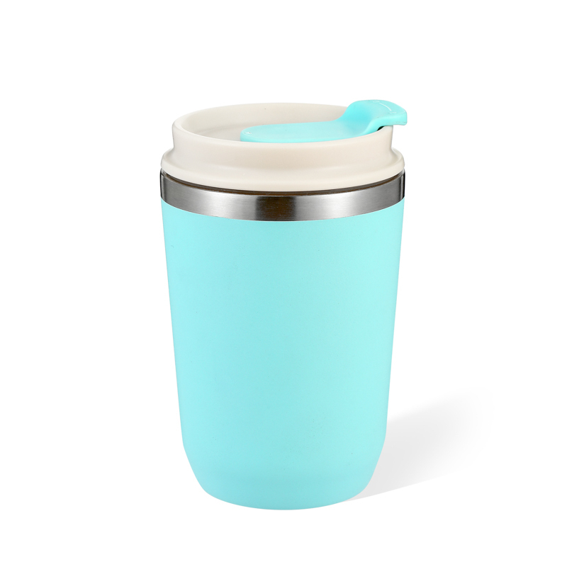 Customization Logo Print Cute 12oz Coffee Cups Travel Mug Insulated Tumbler Stainless Steel Custom Travel Coffee Mugs