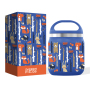 New BPA Free Stainless Steel Round Food Container With Lid,Lunch To Go Salad Lunch Container Bento Lunch Box