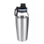 2022 new design 20oz double wall stainless steel food grade BPA free sports water bottle with Spout Lid