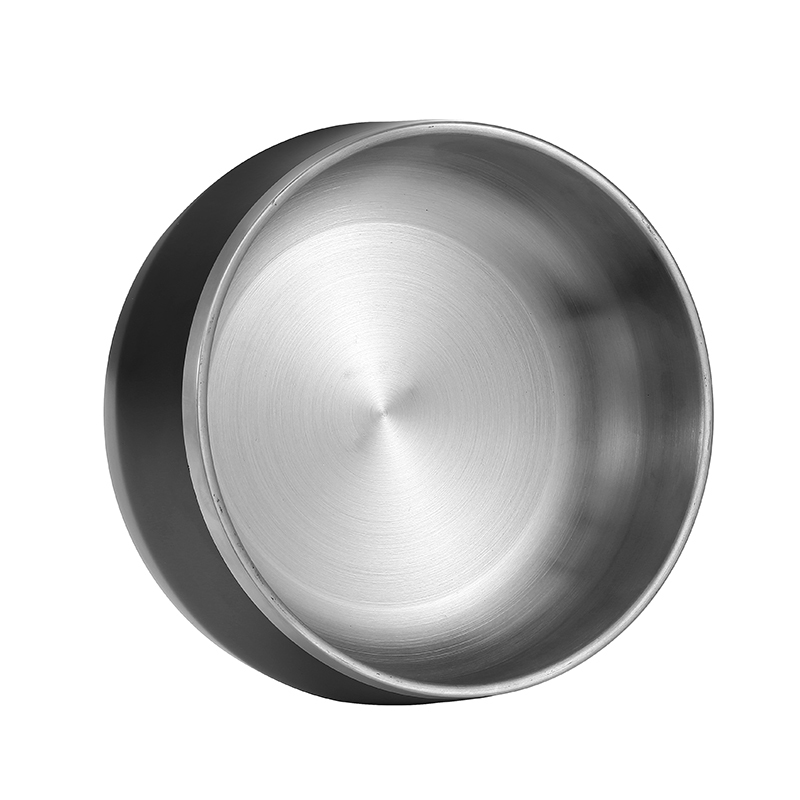 everich stainless steel pet's food container smooth dog/cat round bowl