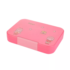 Blue Food-Safe PP Materials Microwave Leak-Proof 5 Compartments Kids Lunch Bento Box