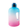 plastic bpa free  sports water bottles motivational water bottle gallon water bottle with handle