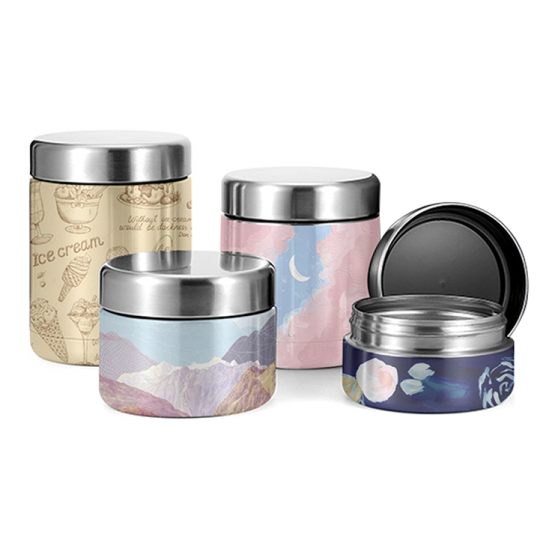 Everich Top Seller Food Grade Korea 304 Stainless Steel Bento Kids Baby Lunch Box Food Jar