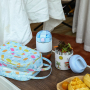 Picnic School Children Double Wall 304 Stainless Steel Food Jar Storage Lunch Box with Plastic Water Bottle Set for Kids