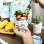 Picnic School Children Double Wall 304 Stainless Steel Food Jar Storage Lunch Box with Plastic Water Bottle Set for Kids