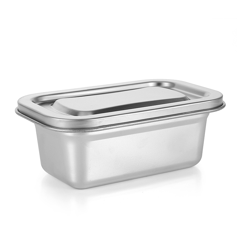 Eco-friendly airtight reusable snack container leakproof nested lunch box stainless steel food container