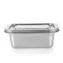 Eco-friendly airtight reusable snack container leakproof nested lunch box stainless steel food container