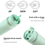 2023 BPA Free Wide Mouth Double walled 18/8 Stainless Steel Vacuum Flask Sport Insulated Water Bottle with 2 in 1 Straw Lid