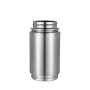 Bamboo Lid Handle Double Wall Stainless Steel Thermos Vacuum Insulated Sport Water Bottle with Tritan Snack Storage Bottom