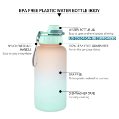 ODM OEM Logo Customization Big Capacity 32oz 64oz Double Wall 304 Stainless Steel Sport Vaccum Water Bottles with Chug Lid