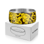 Custom laser logo stainless steel serving dog bowl Food and Water Non Slip Anti Skid Stackable Pet Puppy Dishes