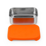 Bento Lunch Box Steel Leakproof Stainless Steel Lunch Box Food Storage Box With Silicone Lid