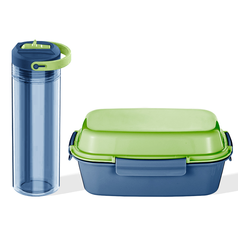 Free sample plastic 100% food grade microwave safe food container 5 compartment school bento lunch box