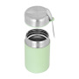 Outdoor OEM Logo Color Printing Green Portable School Student Kids Vaccum Double Wall Stainless Steel Insulated Thermal Food Jar