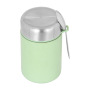 Outdoor OEM Logo Color Printing Green Portable School Student Kids Vaccum Double Wall Stainless Steel Insulated Thermal Food Jar